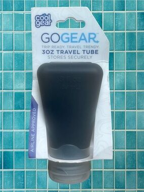 Cool Gear Go-Gear 3oz Silicone Travel Tube Black NWT